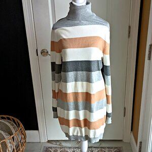 CHARLIE PAIGE Lightweight TURTLENECK DRESS SZ L/XL